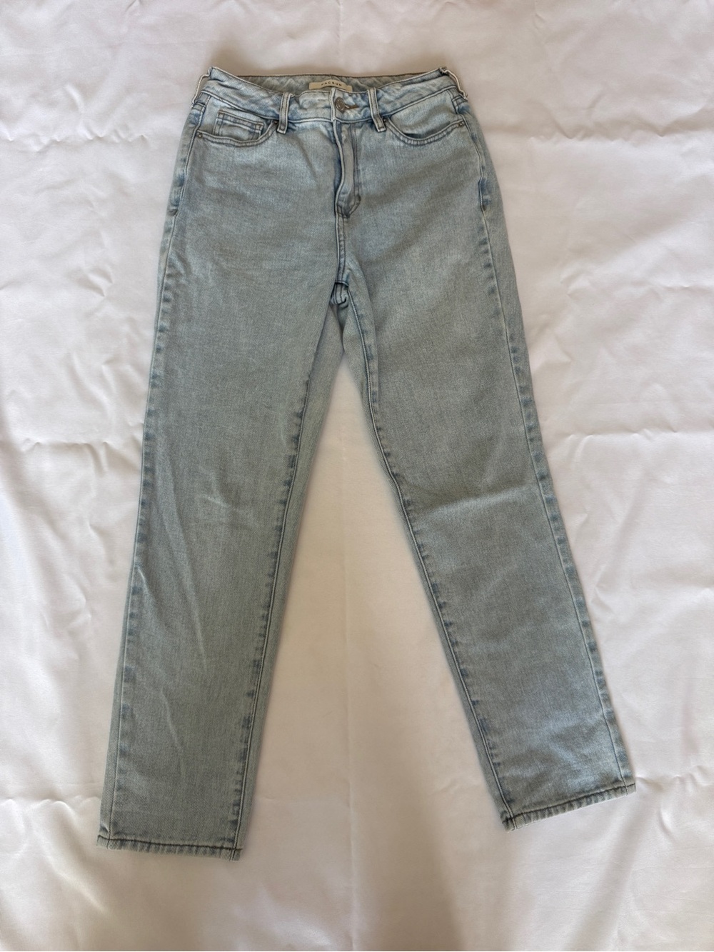PacSun Mom Jeans Size 25 Light Wash High Rise Straight Leg